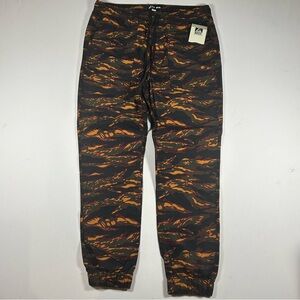 Tiger Stripe Camo Joggers By Reef NWT Men’s Large MSRP $64 Cotton Nylon Blend